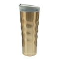 Curvada de acero inoxidable taza de café vacío 16oz de oro desierto